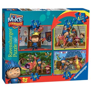Ravensburger (07309) - "Mike the Knight" - 12 16 20 24 pièces