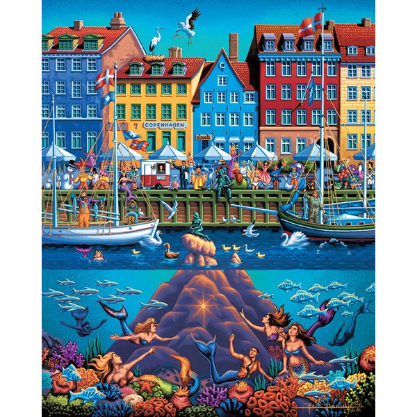 Dowdle Folk Art (00366) - "Copenhagen" - 500 pièces