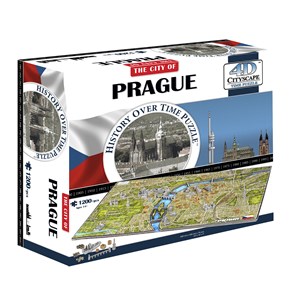 4D Cityscape (40062) - "Prague, Czech Rep" - 1200 pièces