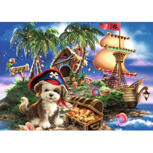 Ravensburger (08764) - Dona Gelsinger: "Puppy Pirate" - 35 pièces