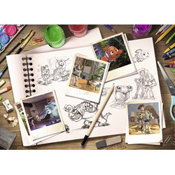 Ravensburger (19603) - "Sketches - Disney / Pixar" - 1000 pièces