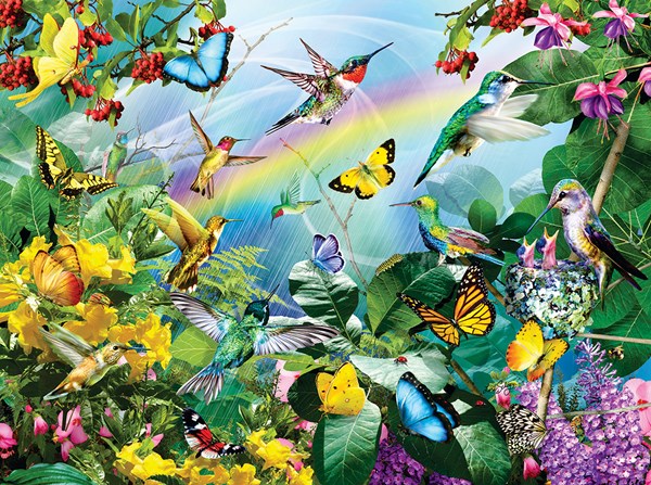 SunsOut (35002) - Lori Schory: "Hummingbird Sanctuary" - 1000 pièces