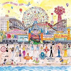 Chronicle Books / Galison - Michael Storrings: "Summer at the Amusement Park" - 500 pièces