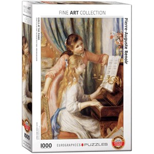 Eurographics (6000-2215) - Pierre-Auguste Renoir: "Jeune fille au piano" - 1000 pièces