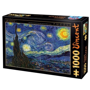 D-Toys (70197) - Vincent van Gogh: "La nuit étoilée" - 1000 pièces