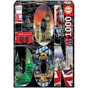 Educa (16786) - "London Collage" - 1000 pièces