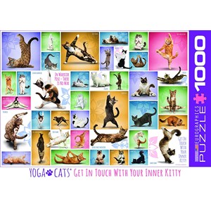 Eurographics (6000-0953) - "Yoga Cats" - 1000 pièces