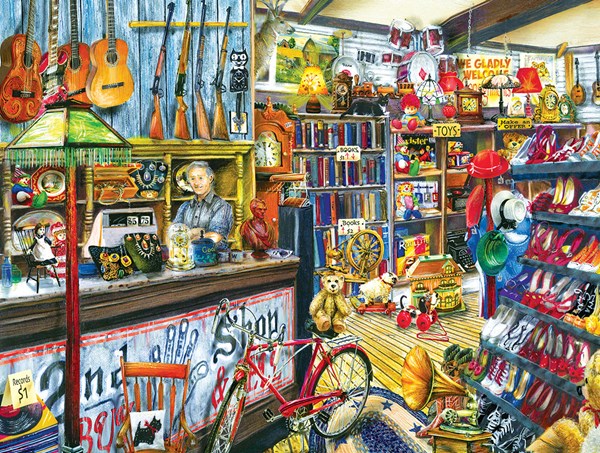SunsOut (28753) - Tom Wood: "The Second Hand Shop" - 300 pièces