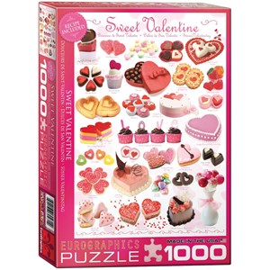 Eurographics (6000-0431) - "Douceur de la Saint Valentin" - 1000 pièces