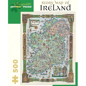 Pomegranate (AA852) - "Story Map Of Ireland" - 500 pièces