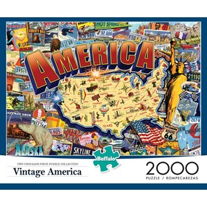 Buffalo Games (2033) - "Vintage America" - 2000 pièces