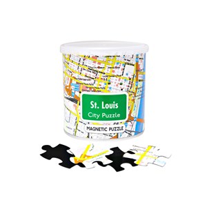 Geo Toys (GEO 245) - "City Magnetic Puzzle St. Louis" - 100 pièces