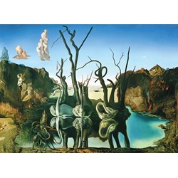 Eurographics (6000-0846) - Salvador Dali: "Cygnes réfléchis en Eléphants" - 1000 pièces