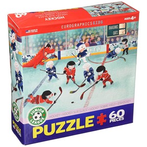 Eurographics (6060-0486) - "Hockey de Ligue Junior" - 60 pièces