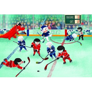 Eurographics (6060-0486) - "Hockey de Ligue Junior" - 60 pièces