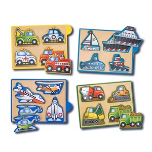 Melissa and Doug (4791) - "Vehicles" - 4 pièces