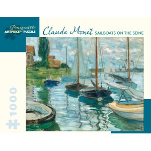 Pomegranate (AA973) - Claude Monet: "Sailboats On Seine" - 1000 pièces
