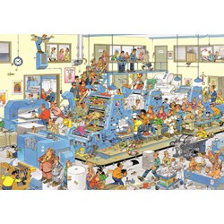 Jumbo (19038) - Jan van Haasteren: "L'Imprimerie" - 3000 pièces