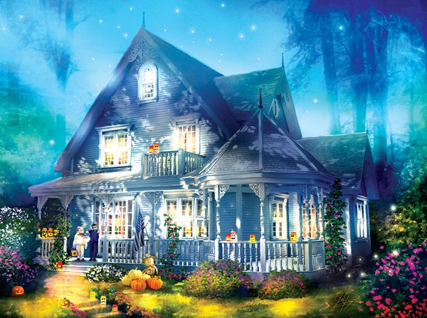 SunsOut (52060) - Joel Christopher Payne: "Halloween Lane House" - 1000 pièces