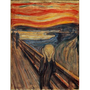 Clementoni (39377) - Edvard Munch: "Le Cri" - 1000 pièces