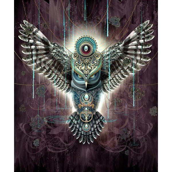 Schmidt Spiele (59324) - Chris Saunders: "Wise Owl" - 1000 pièces