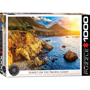 Eurographics (6000-0691) - "Coucher de Soleil sur la Côte Pacifique" - 1000 pièces