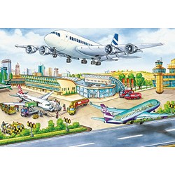Schmidt Spiele (56508) - "Coffret Moyens de Transport" - 26 48 pièces