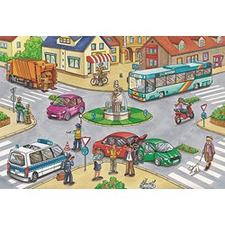 Schmidt Spiele (56508) - "Coffret Moyens de Transport" - 26 48 pièces
