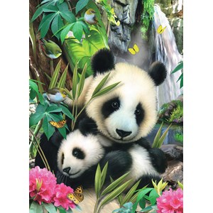 Ravensburger (09608) - Howard Robinson: "Panda Family" - 60 pièces
