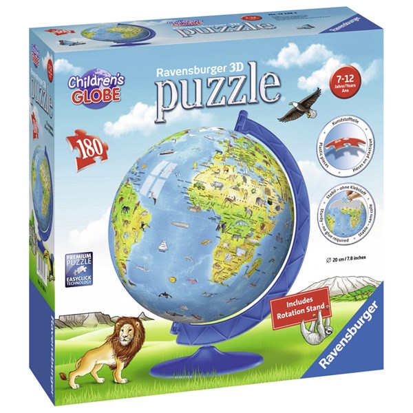 Ravensburger (12338) - "Children's Globe" - 180 pièces