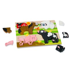 Melissa and Doug (1891) - "Jumbo Farm" - 5 pièces