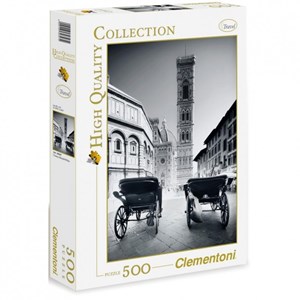 Clementoni (30347) - "Firenze Black & White" - 500 pièces