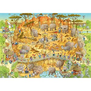 Heye (29639) - Marino Degano: "African Habitat" - 1000 pièces