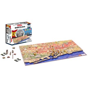 4D Cityscape (40050) - "Barcelona, Spain" - 1100 pièces