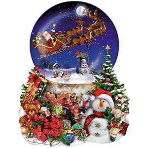 SunsOut (95302) - Lori Schory: "Santa's Snowy Ride" - 1000 pièces