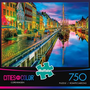Buffalo Games (17114) - Aimee Stewart: "Copenhagen (Cities in Color)" - 750 pièces