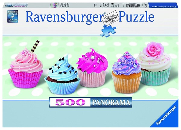 Ravensburger (14803) - "Sugary Sweet Cupcakes" - 500 pièces