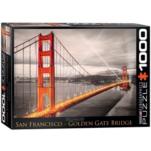 Eurographics (6000-0663) - "San Francisco Golden Gate Bridge" - 1000 pièces