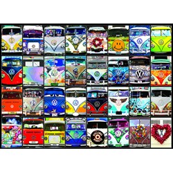 Eurographics (6000-0870) - "VW Cool Faces" - 1000 pièces