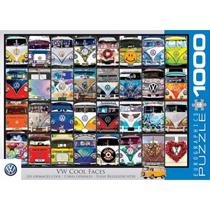 Eurographics (6000-0870) - "VW Cool Faces" - 1000 pièces