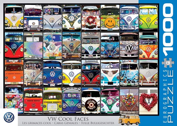 Eurographics (6000-0870) - "VW Cool Faces" - 1000 pièces