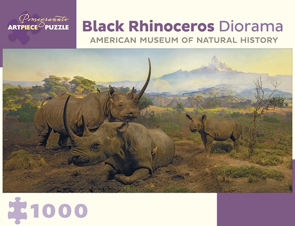 Pomegranate (AA955) - "Black Rhinoceros Diorama" - 1000 pièces