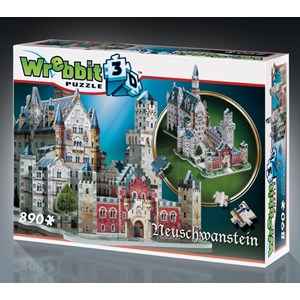 Wrebbit (W3D-2005) - "Château de Neuschwanstein, Allemagne" - 890 pièces