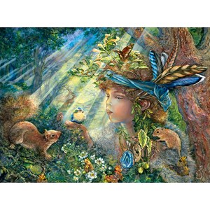 Buffalo Games (11727) - Josephine Wall: "Nature Boy (Glitter Edition)" - 1000 pièces