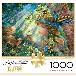 Buffalo Games (11727) - Josephine Wall: "Nature Boy (Glitter Edition)" - 1000 pièces