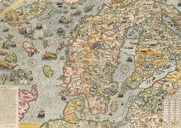 Piatnik (545641) - "Carte Marine 1572" - 1000 pièces