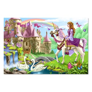 Melissa and Doug (4427) - "Fairy Tale Castle" - 48 pièces