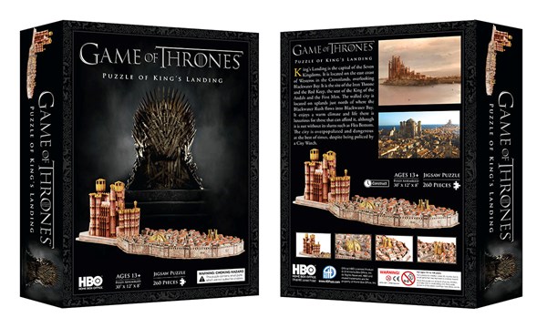4D Cityscape (51003) - "3D Game of Thrones: Kings Landing" - 260 pièces