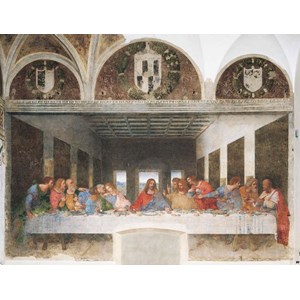 Clementoni (31447) - Leonardo Da Vinci: "La cène" - 1000 pièces