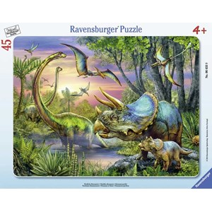 Ravensburger (06633) - "Gentils Dinosaures" - 45 pièces